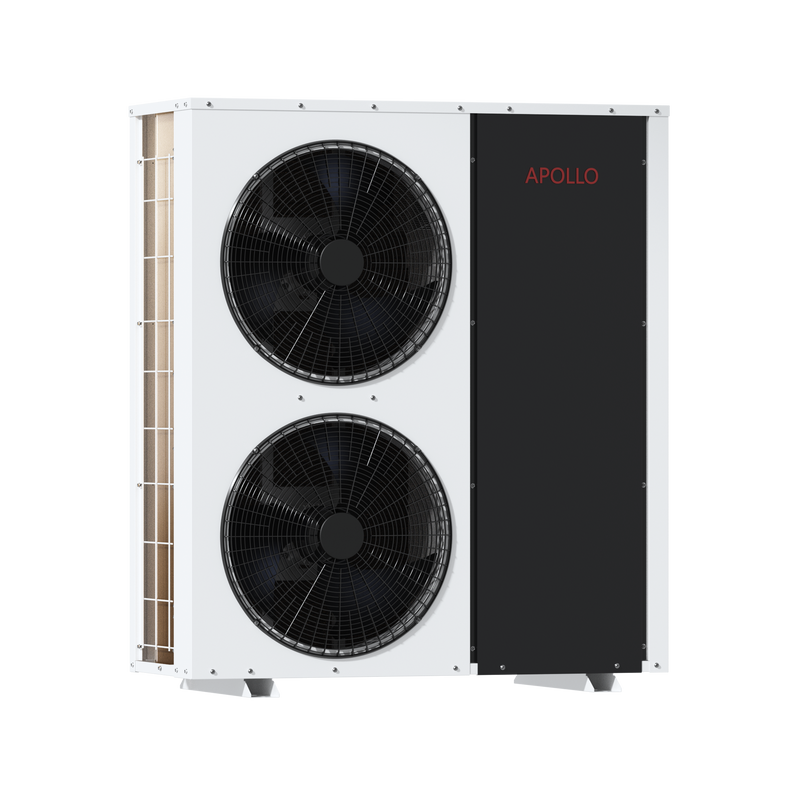 APOLLO Central Heat Pump - 60k btu / 5 ton - Air to Water - EVI Inverter DC technology