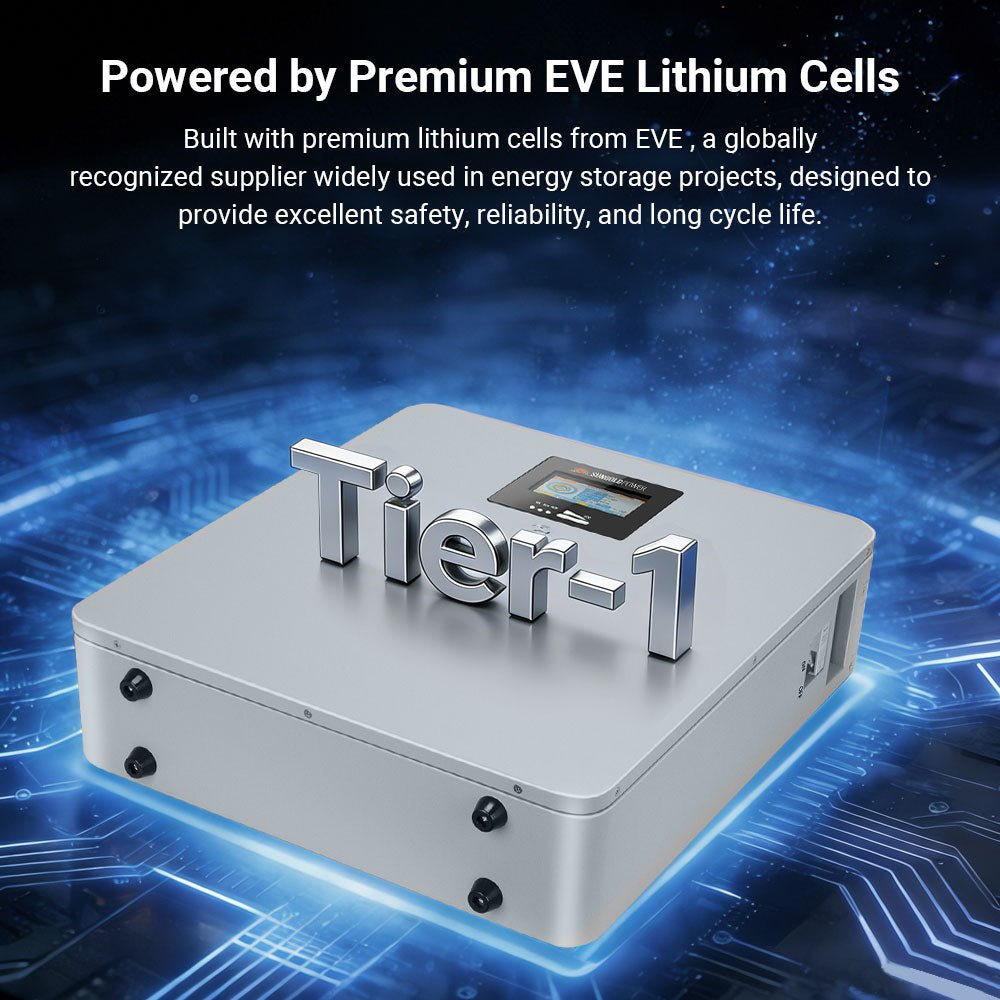 CoreX 5 Elite Wall Mounted 48V 100AH Residential Energy Storage Battery Pack Wi‑Fi & Bluetooth