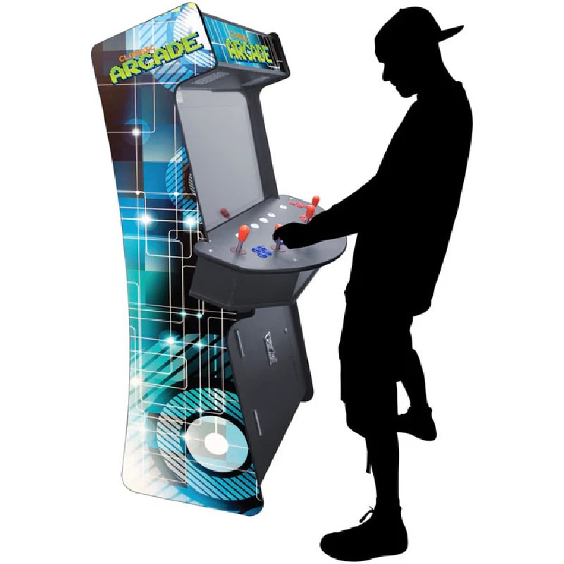 Creative Arcades 4 Player Slim Stand Up Arcade Machine - 6,296 Games