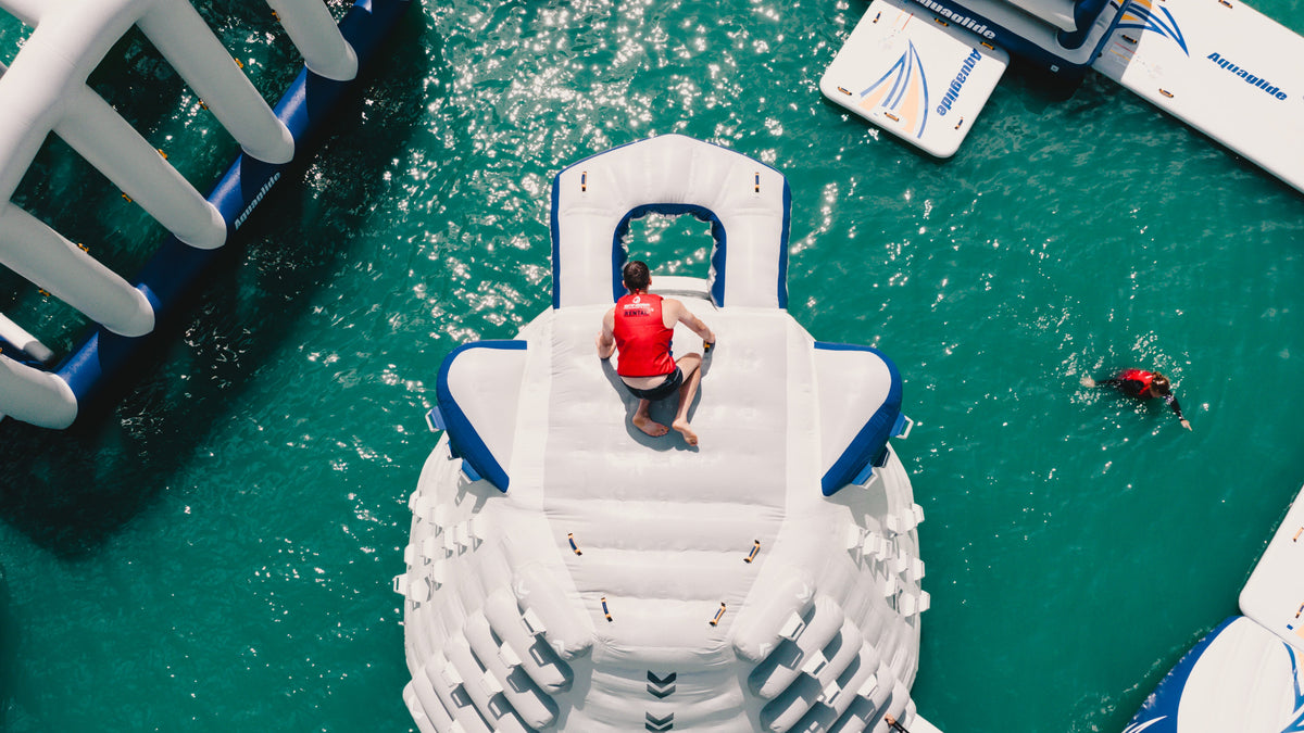 Thor Inflatable Aquaglide Thor Inflatable Aquapark Jump Station – Compact Living Pro