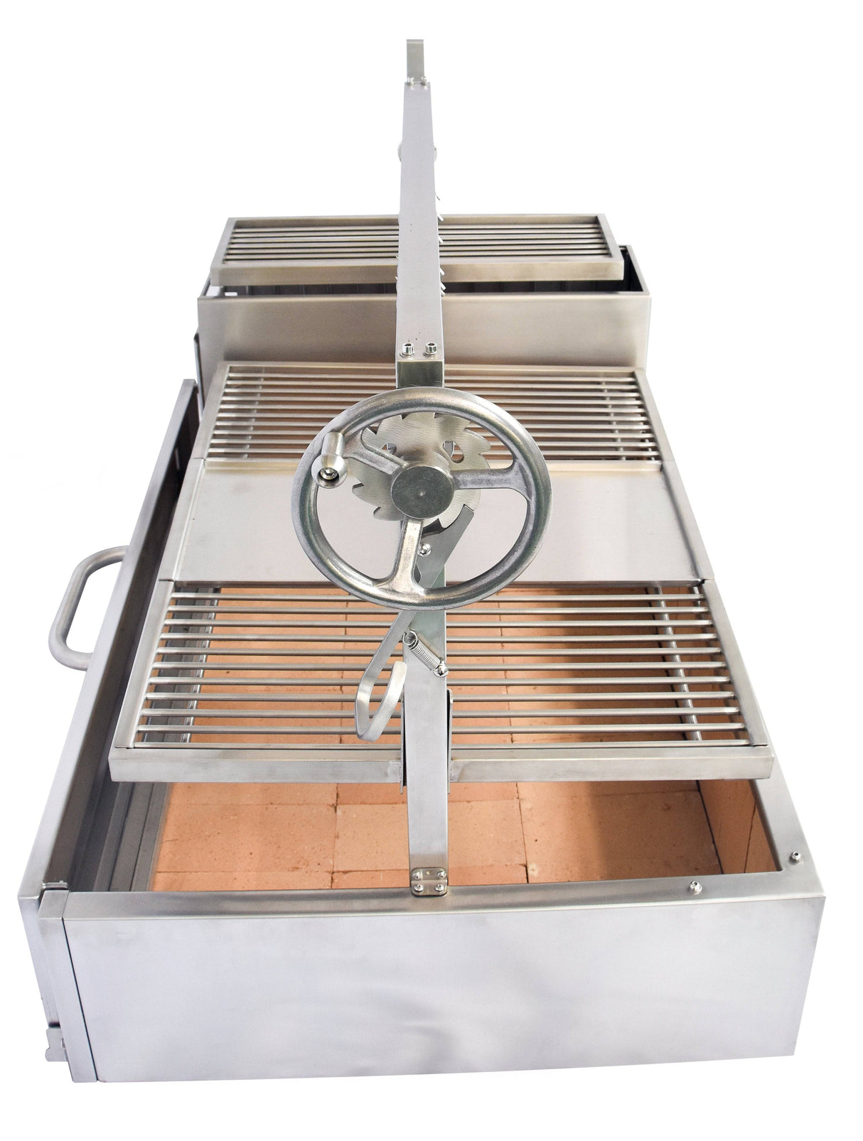 Tagwood BBQ XL Built-In Santa Maria Argentine Wood Fire & Charcoal Gaucho Grill OPEN FIRE COOKING | BBQ25SS -