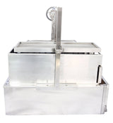 Tagwood BBQ XL Built-In Santa Maria Argentine Wood Fire & Charcoal Gaucho Grill OPEN FIRE COOKING | BBQ25SS -