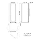 Large Beverage Refrigerator With Low-E Glass Door