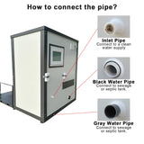 Handicap-Accessible Portable Restroom for Disabled