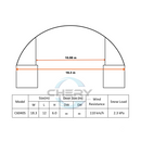 60'x40'x20' Double Truss Container Canopy Shelter