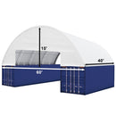 60'x40'x15' Double Truss Container Canopy Shelter