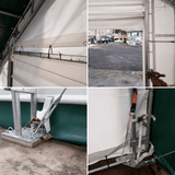 Double Truss Storage Shelter W20'xL33'xH16'