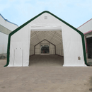 Double Truss Storage Shelter W40'xL80'xH21', 10' Truss Spacing