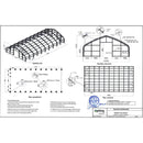 Double Truss Storage Shelter W50'xL100'xH23'