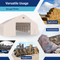 Double Truss Storage Shelter W50'xL100'xH23'