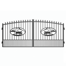 Greatbear Dual Swing Wrought Iron Gate for Driveway