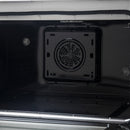 FORNO Galiano 36" 5.36 cu. ft. Dual Fuel Range with 6 Sealed Burners in White with Antique Brass Accents, FFSGS6156-36WHT