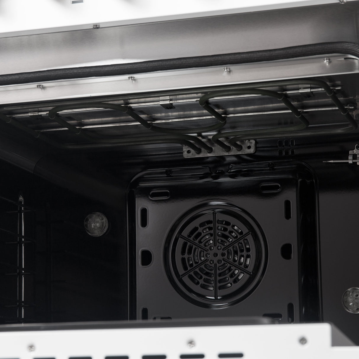 FORNO Galiano 48" 6.58 cu. ft. Dual Fuel Range with 8 Sealed Burners and Griddle in White with Antique Brass Accents, FFSGS6156-48WHT