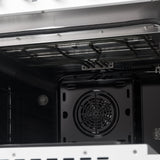 FORNO Galiano 48" 6.58 cu. ft. Dual Fuel Range with 8 Sealed Burners and Griddle in White with Antique Brass Accents, FFSGS6156-48WHT