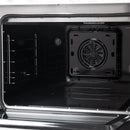 FORNO Galiano 48" 6.58 cu. ft. Dual Fuel Range with 8 Sealed Burners and Griddle in White with Antique Brass Accents, FFSGS6156-48WHT