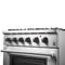 FORNO Marco 30" 4.32 cu. ft. Dual Fuel Range in Stainless Steel with 4 Sealed Burners, FFSGS6197-30
