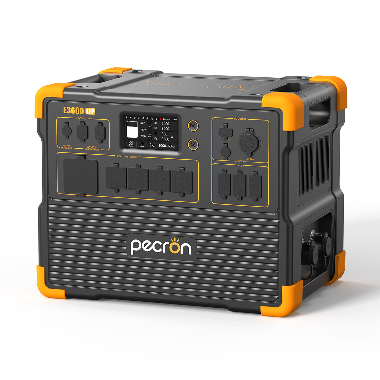 PECRON E3600LFP Portable Power Station 3600W 3072Wh