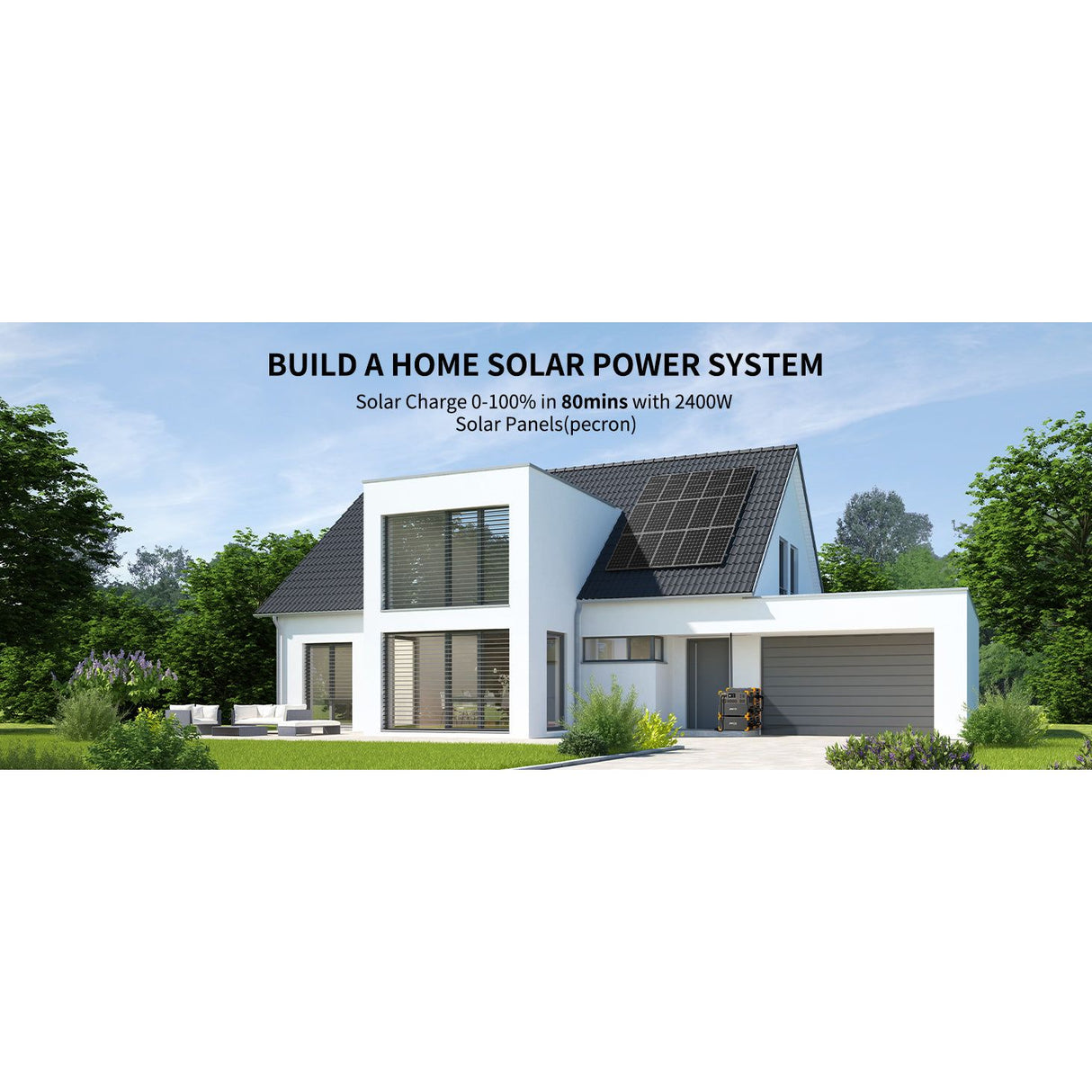 PECRON E3600LFP Portable Power Station 3600W 3072Wh