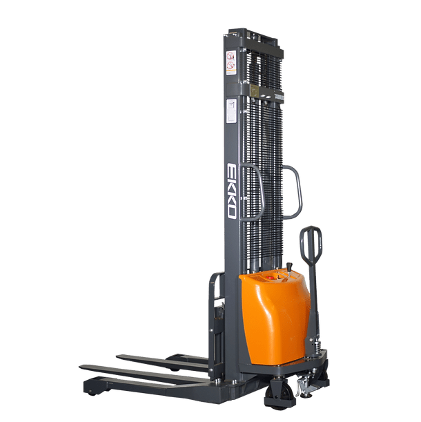 Ekko EA15A-138 3300lbs. Semi-Electric Straddle Stacker