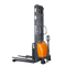 Ekko EA15A 3300lbs Semi-Electric Straddle Stacker