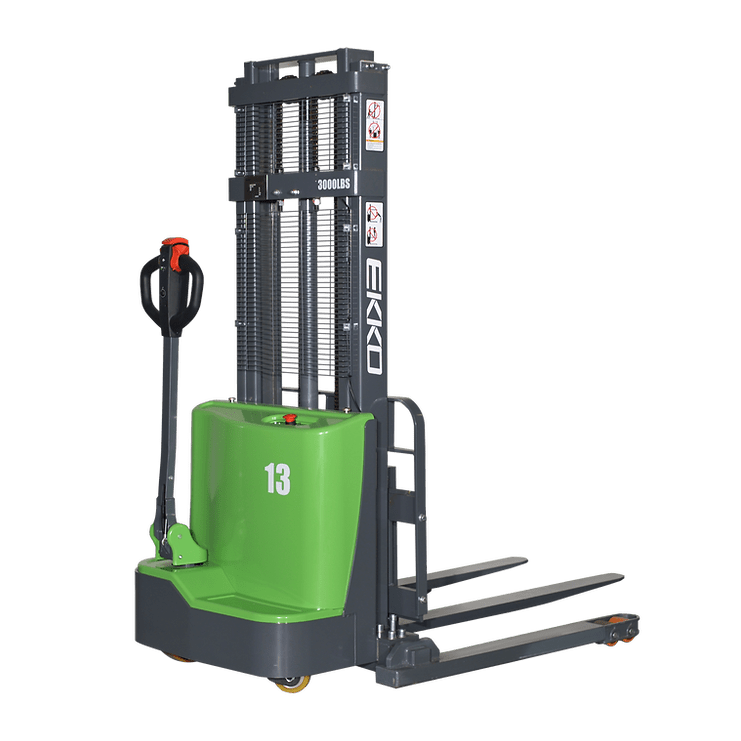 Ekko EB13C-118Li 2800 lb Lithium Straddle Stacker