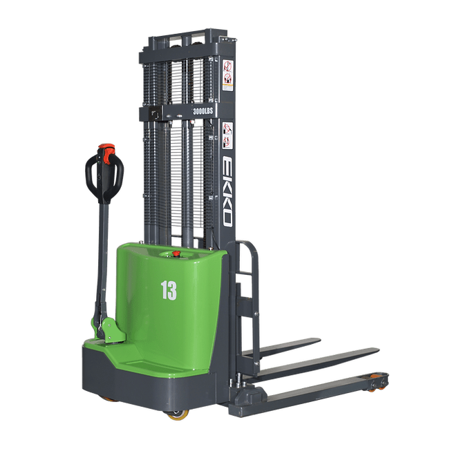 Ekko EB13C-145Li 2800 lb Lithium Straddle Stacker