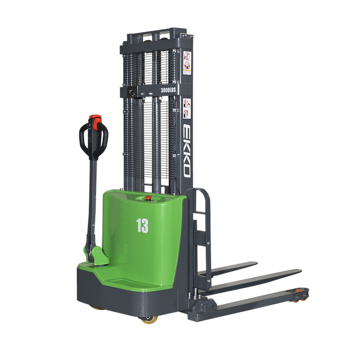 Ekko EB13C-98Li 2800 lb Lithium Straddle Stacker