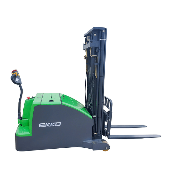 Ekko EK14CS-189Li Side Shifting Lithium Counterbalanced Walkie Stacker