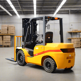 Ekko EK25D Forklift with solid pneumatic tires 5000 lbs., cap.