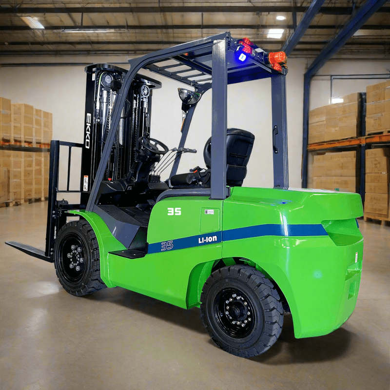 Ekko EK35GT-Li Lithium Powered Forklift, 7000 lbs Cap., 185" Lift Ht