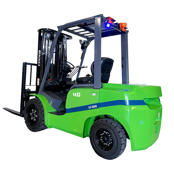 Ekko EK40GT-Li Lithium Powered Forklift, 8500 lbs Cap., 185" Lift Ht