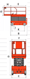 Ekko Aerial Work Platform Lift ES100E-LI