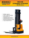Ekko Full Powered Straddle Stacker EB12E-138