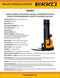 Ekko Full Powered Straddle Stacker EB12EA