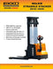 Ekko Full Powered Straddle Stacker EB18E