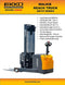 Ekko Moving Mast Walkie Reach Truck EH15T