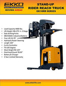 Ekko Stand-Up NA Reach Truck EK18RRL