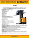 Ekko Stand-Up NA Reach Truck EK18RR