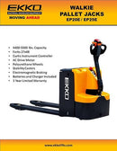 Ekko Walkie Pallet Jack EP25E