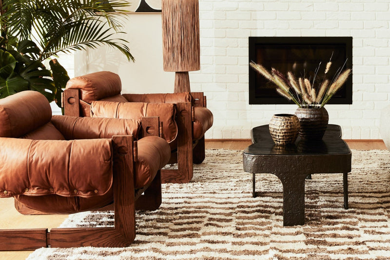 Valencia Eddie Leather Armchair, Cognac