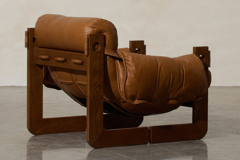 Valencia Eddie Leather Armchair, Cognac