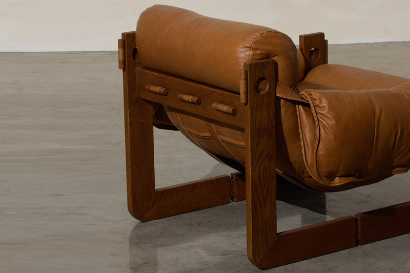 Valencia Eddie Leather Armchair, Cognac