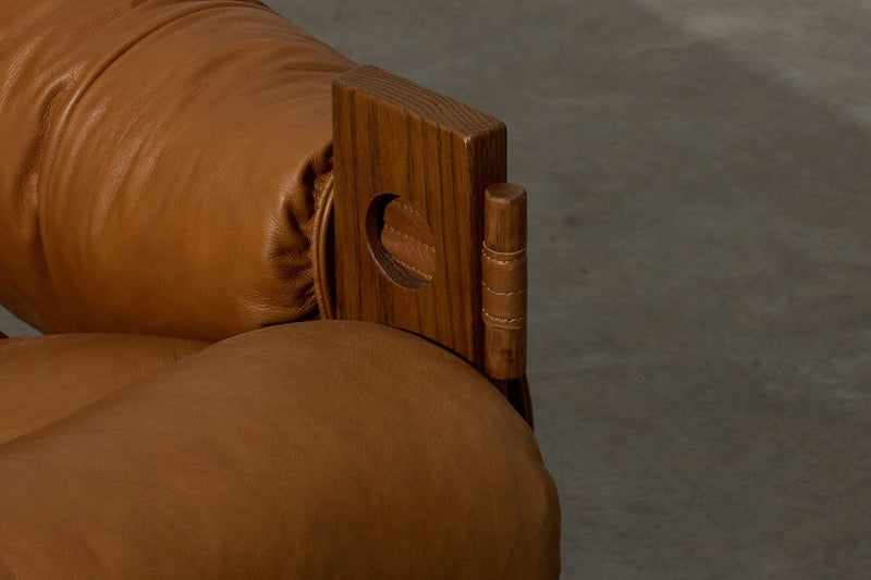 Valencia Eddie Leather Armchair, Cognac
