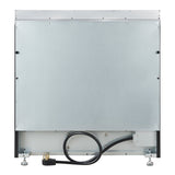 FORNO Paolo 36" 5.44 cu. ft. Freestanding Electric Range with True Convection Oven in Black with Antique Brass Accents, FFSEL6011-36BLK