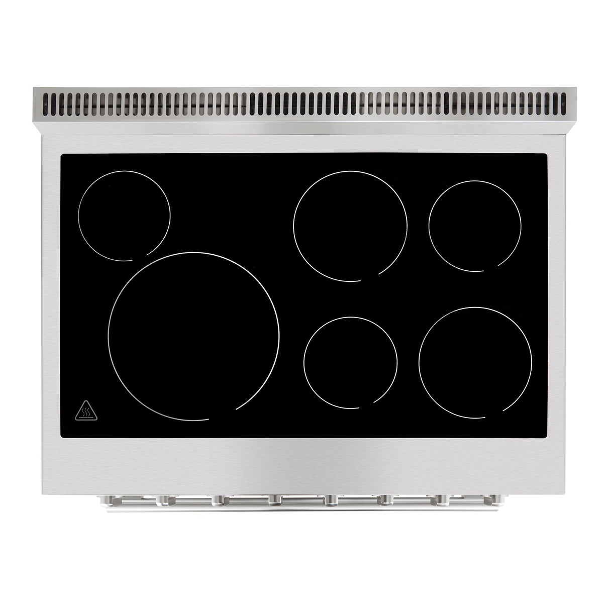 FORNO Paolo 36" 5.44 cu. ft. Freestanding Electric Range with True Convection Oven in Stainless Steel, FFSEL6011-36