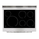 FORNO Paolo 36" 5.44 cu. ft. Freestanding Electric Range with True Convection Oven in Stainless Steel, FFSEL6011-36