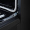 FORNO Paolo 30" 4.38 cu. ft. Freestanding Electric Range in Black with Antique Brass Handles, FFSEL6011-30BLK