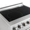 FORNO Paolo 30" 4.38 cu. ft. Freestanding Electric Range in Stainless Steel, FFSEL6011-30