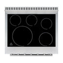 FORNO Paolo 30" 4.38 cu. ft. Freestanding Electric Range in Stainless Steel, FFSEL6011-30