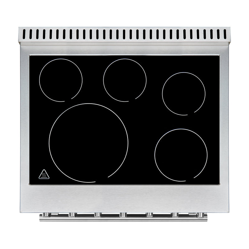FORNO Paolo 30" 4.38 cu. ft. Freestanding Electric Range in Stainless Steel, FFSEL6011-30